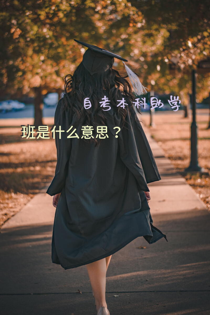 自考本科助学班是什么意思？