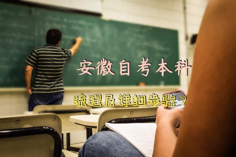 安徽自考本科流程及详细步骤？
