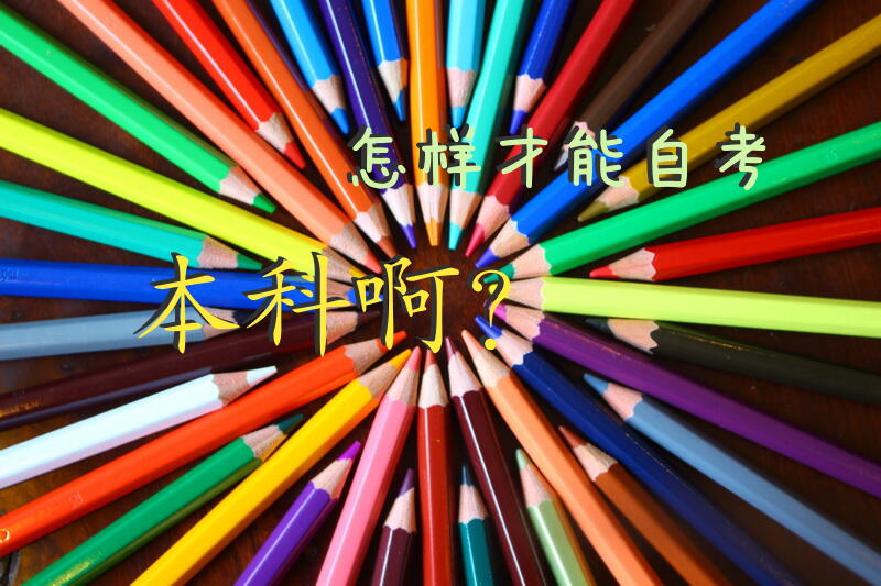 怎样才能自考本科啊？