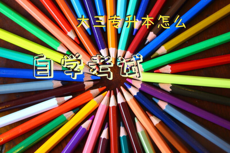 大三专升本怎么自学考试
