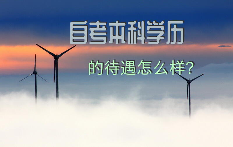 自考本科学历的待遇怎么样？