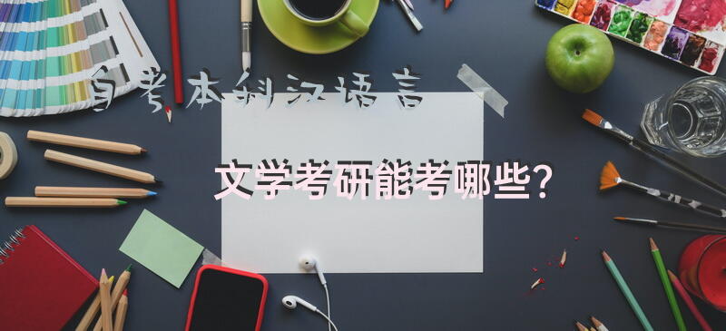 自考本科汉语言文学考研能考哪些？