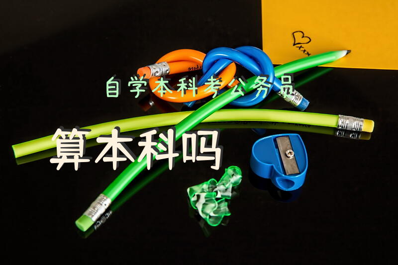 自学本科考公务员算本科吗？