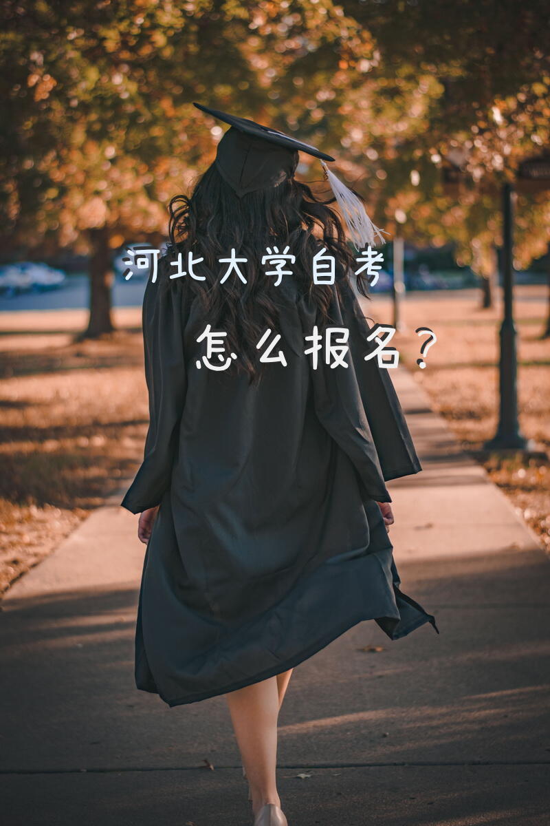 河北大学自考怎么报名？
