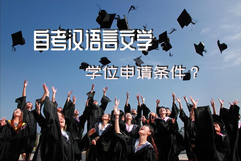 自考汉语言文学学位申请条件？