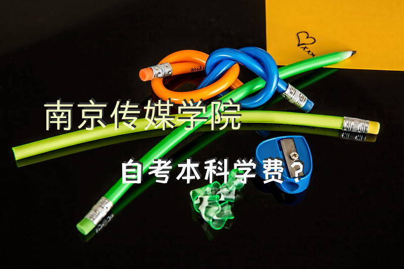 南京传媒学院自考本科学费？