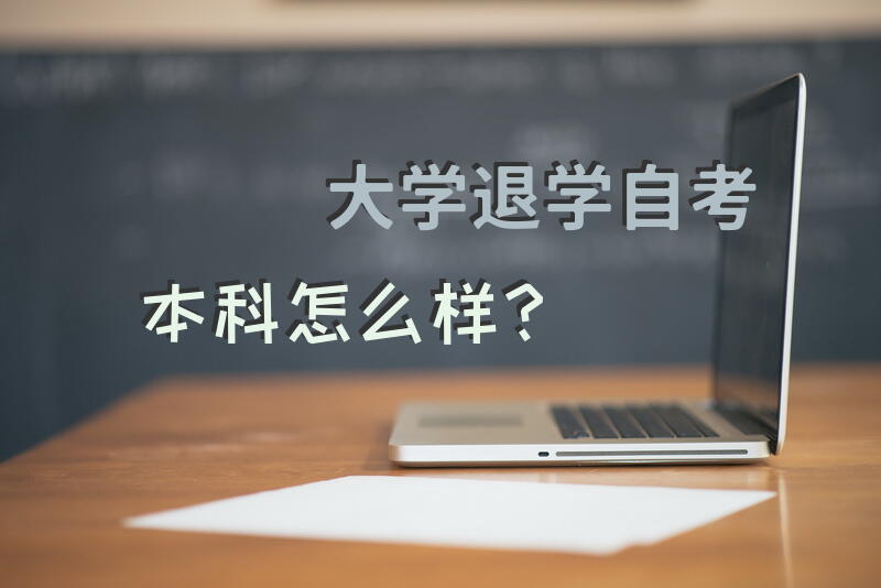 大学退学自考本科怎么样？